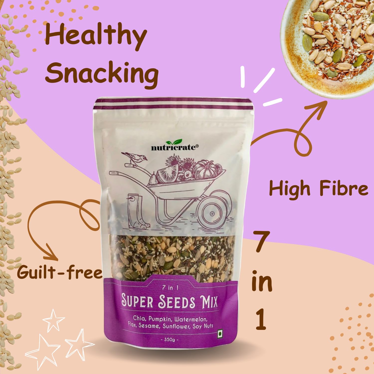 Nutri Crate Mixed Super Seeds and Nuts