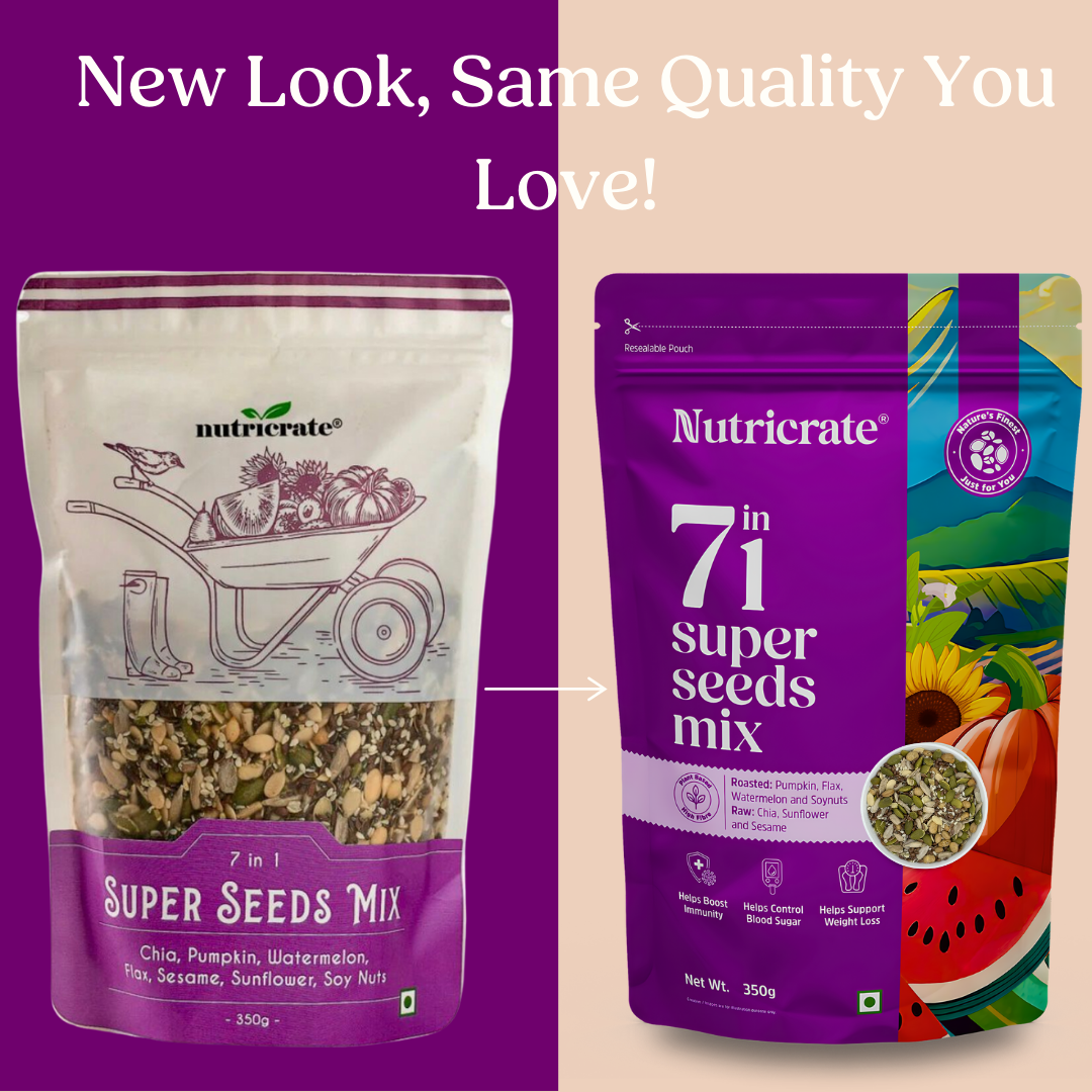 Nutricrate 7in1 Super Seed Mix For Eating.