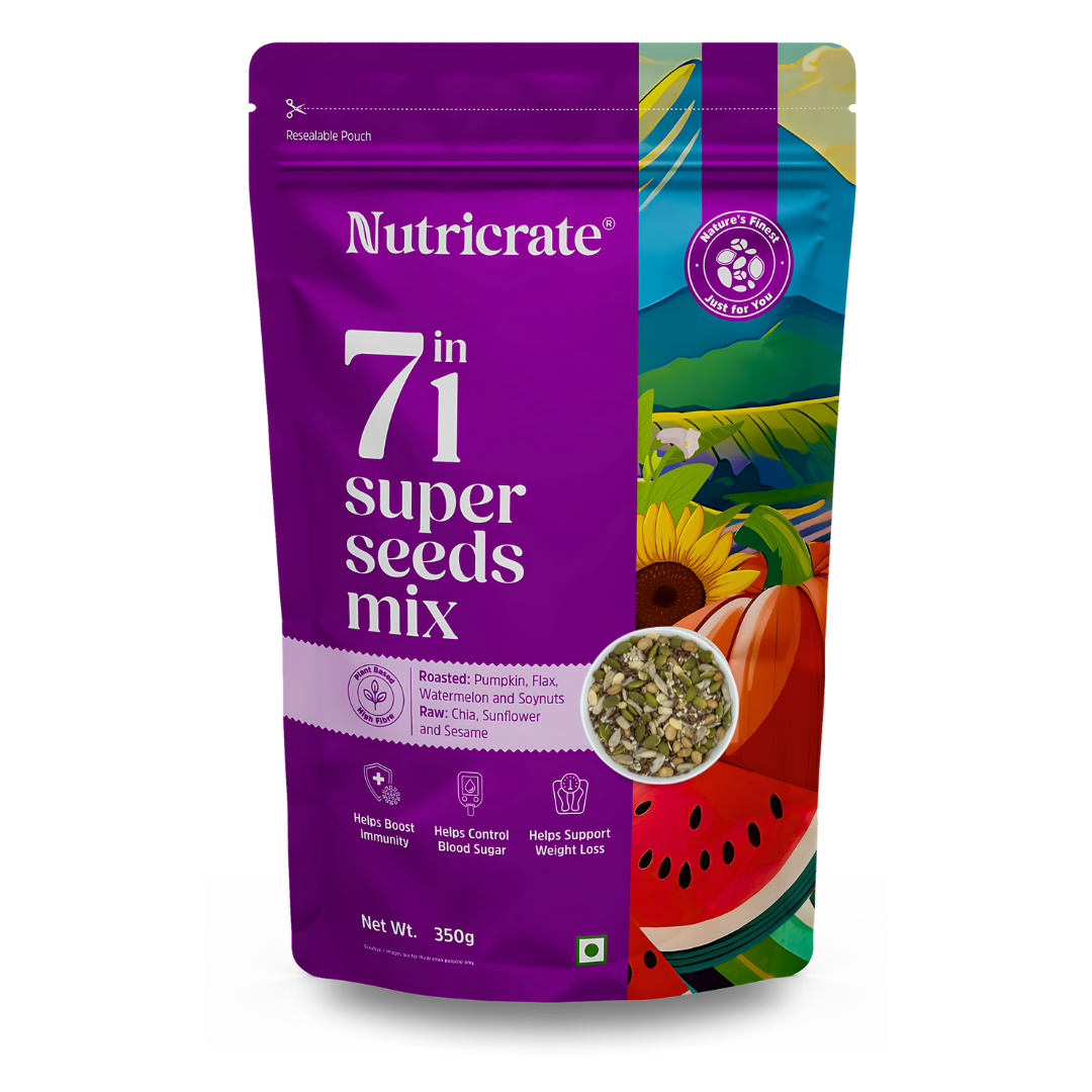 Nutricrate 7in1 Super Seed Mix For Eating.