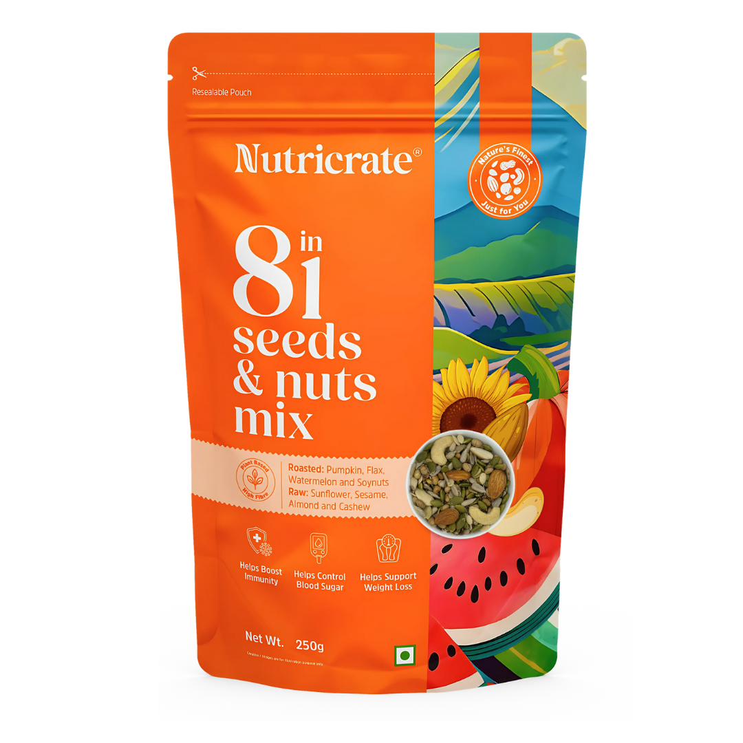 Nutricrate 8 in 1 Super Seeds and Nuts Mix.