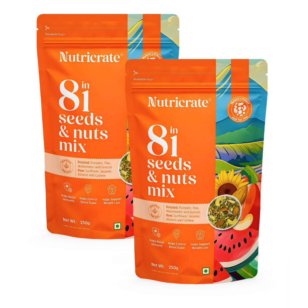 Nutricrate 8 in 1 Super Seeds and Nuts Mix.