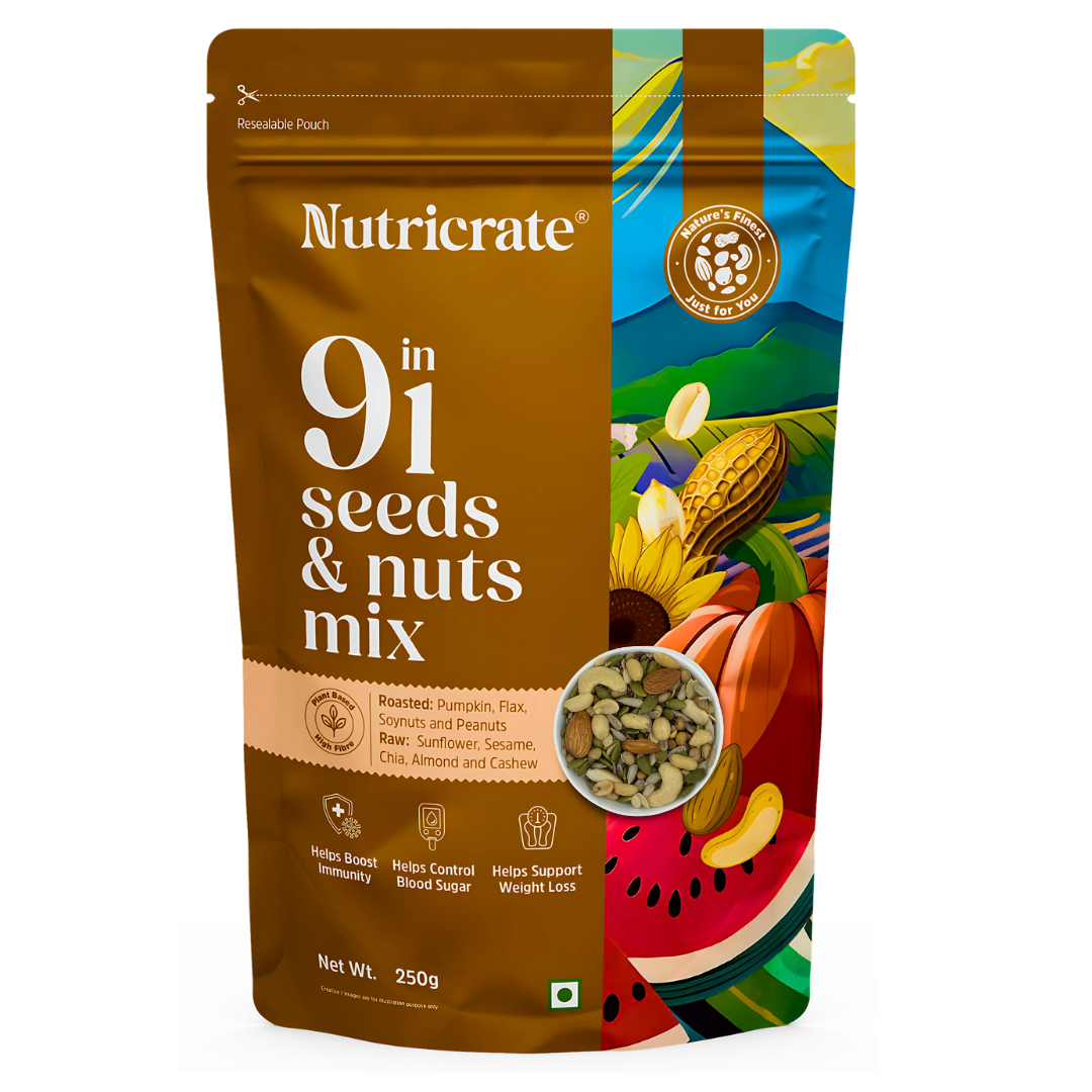 Nutricrate 9 in 1 Super Seeds and Nuts Mix.