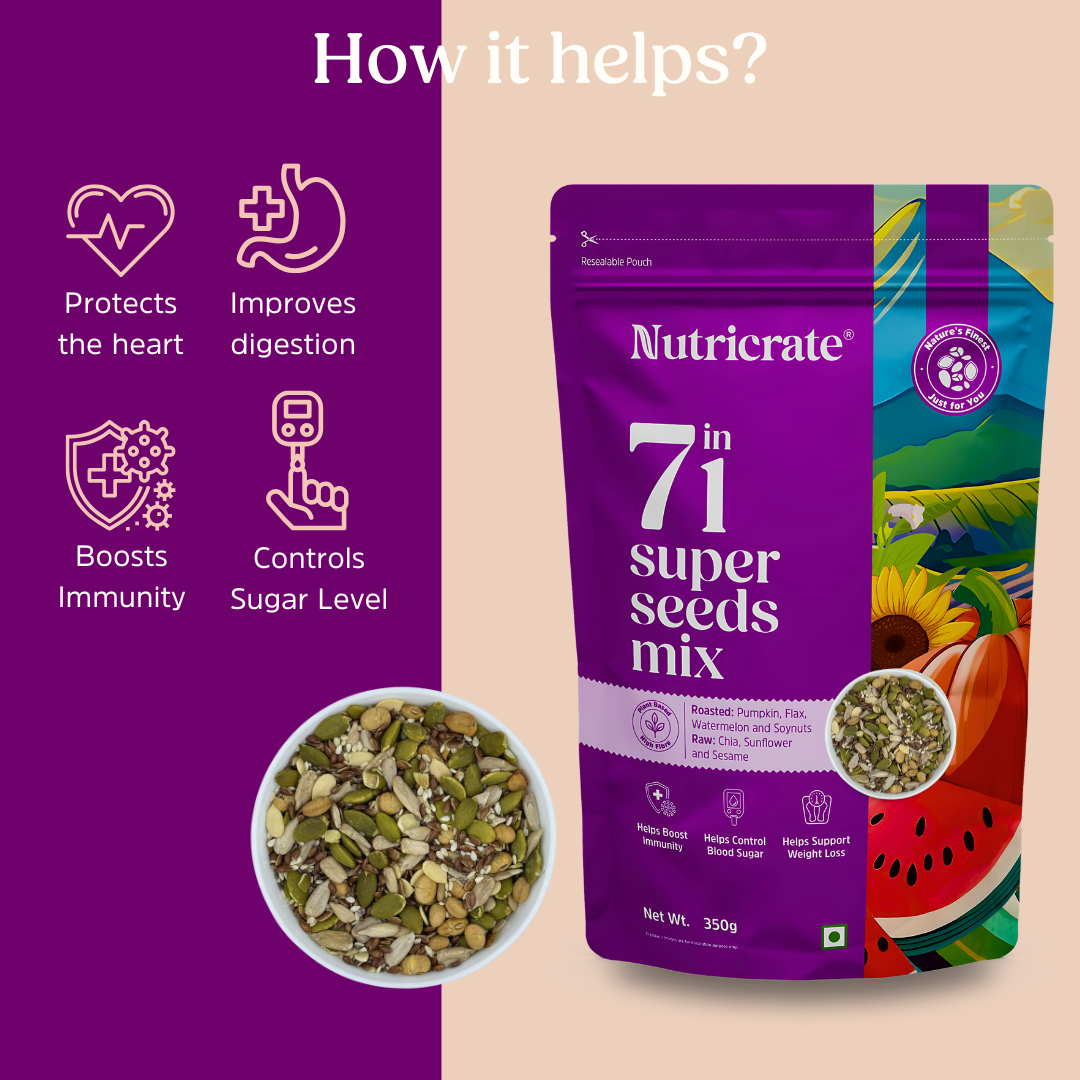 Nutricrate 7in1 Super Seed Mix For Eating.