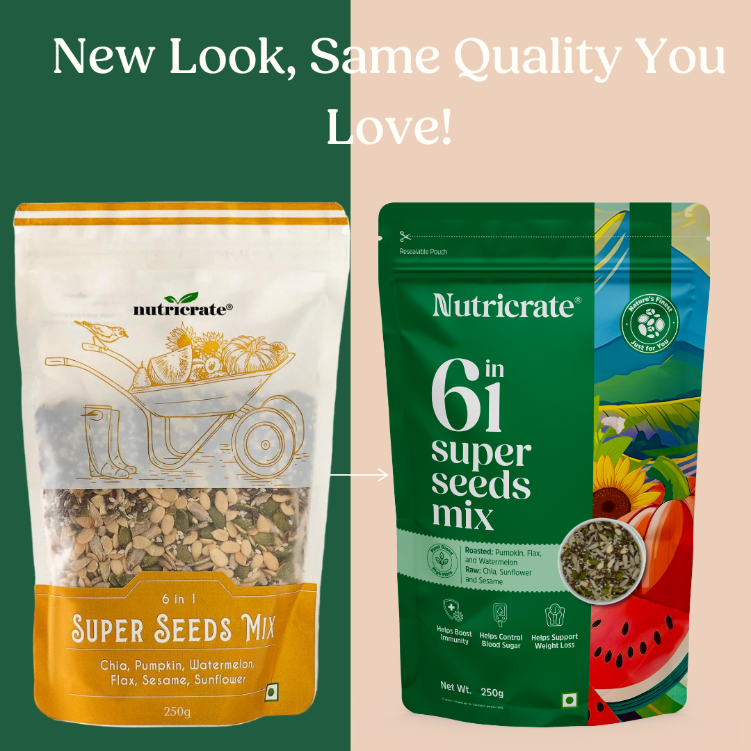 Nutricrate 6in1 Super Seeds Mix for Eating.