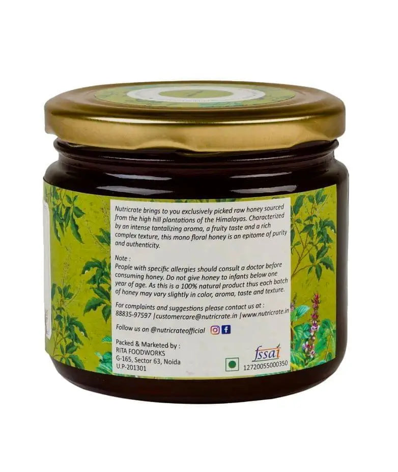 Nutricrate Tulsi Honey 100% Pure & Raw 