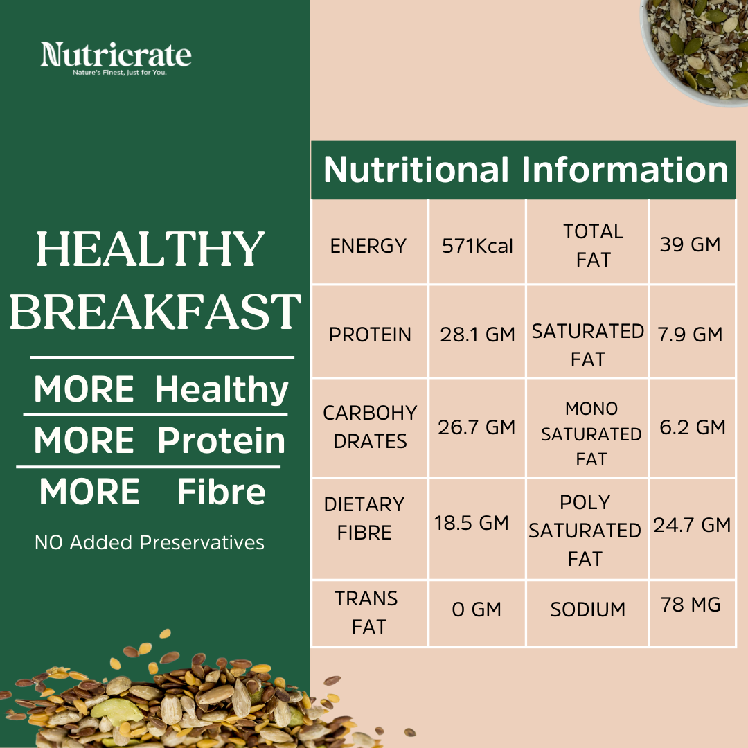 Nutricrate 6in1 Super Seeds Mix for Eating.