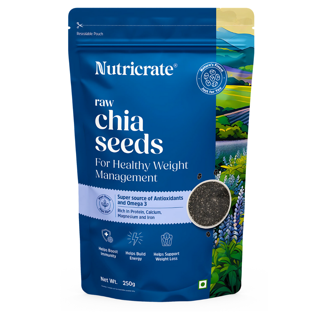 Nutricrate- Raw & Organic Chia Seeds.